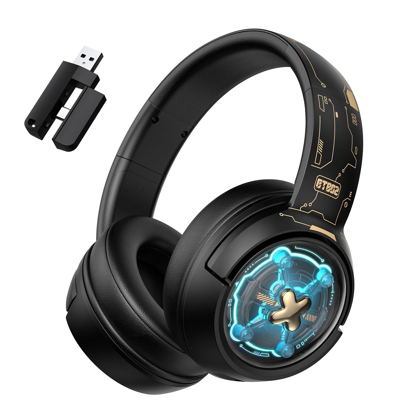 Wireless Gaming Headset side profile