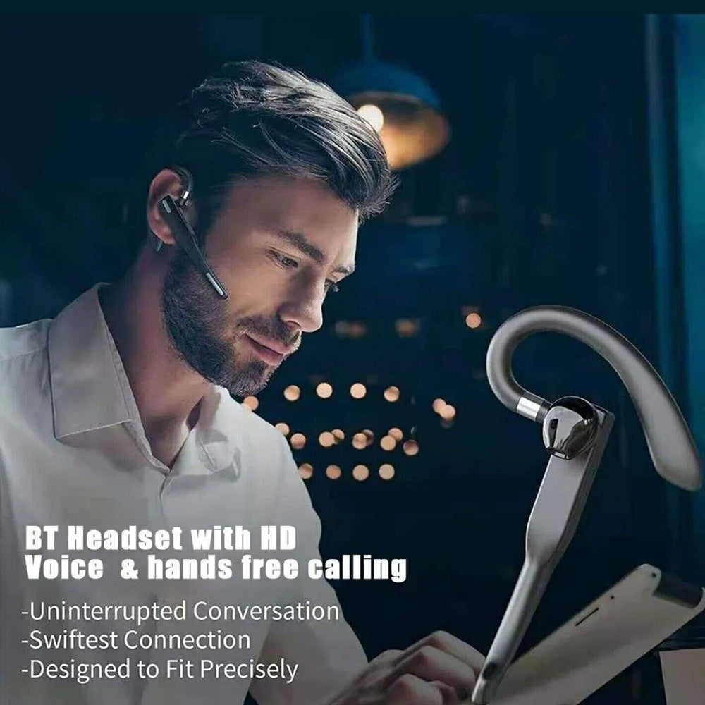 Bluetooth Wireless Headphones Business Trucker Handsfree Earpiece Headset Mic AU