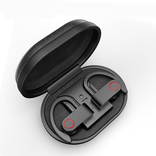 Wireless Bluetooth earphone accessory with in-ear design and sleek black finish for hands-free audio.