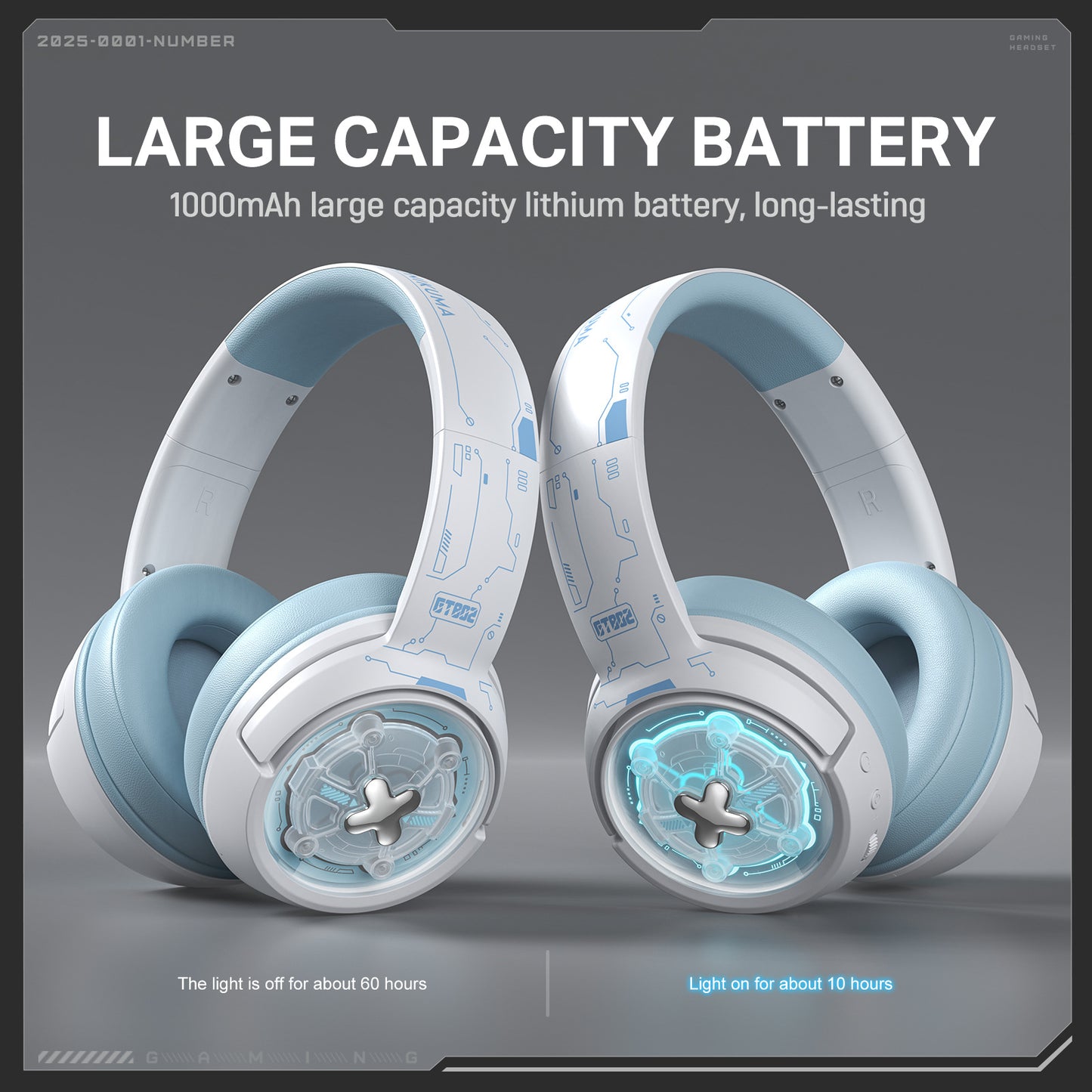 Wireless Gaming Headset Bluetooth connection